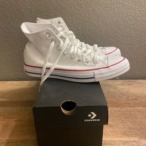 White Converse all star